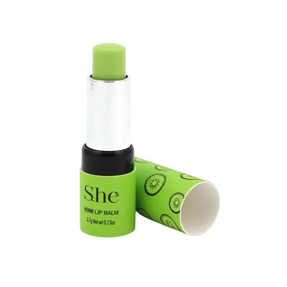 S.he Makeup Kiwi Moisturizing Buttery Vitamin E Infused Non-Greasy Lip Balm